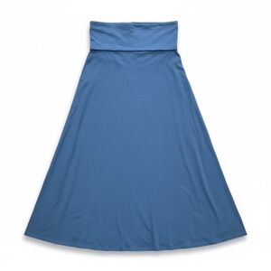 LulaRoe Pull On Maxi skirt. Size Large. Blue
